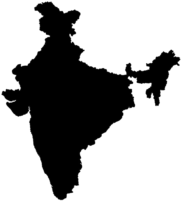 India Black map